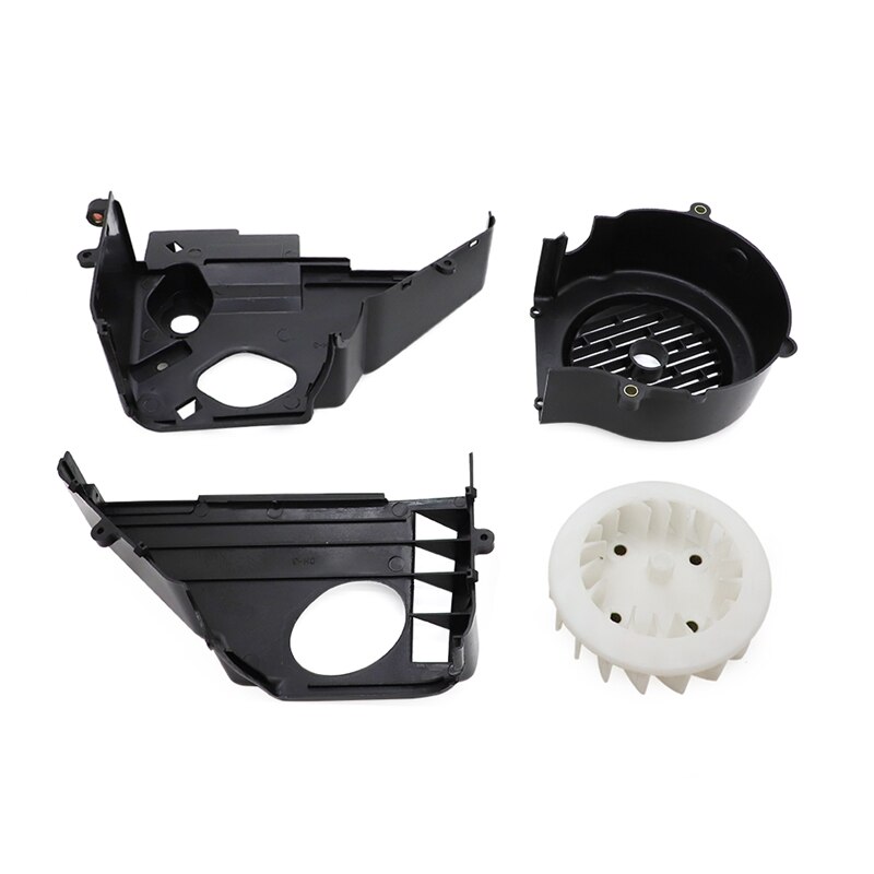 For GY6-Style 150cc Engine Complete Air Shroud Cooling Assembly w/ Fan Cover For GY6 150cc ATV Go Kart Buggy's & Scooter Engines