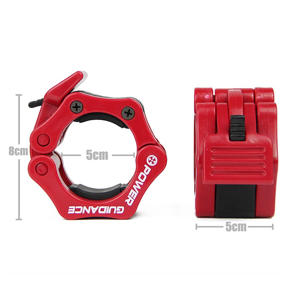 2 st 50mm hantel man viktlyft skivstång snabbspänne kort huvud klämmor lås kragar fitness muskulation standard