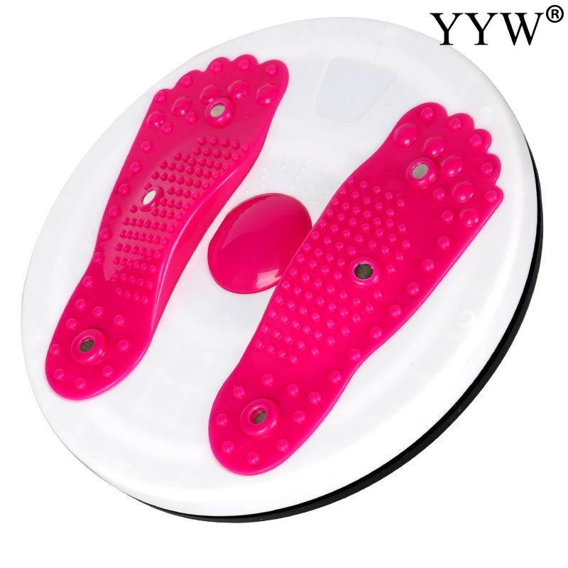 Workout twist board träning twister plate magnettavla med en twist fitness twist midjeplatta hem träningssportutrustning: Röd