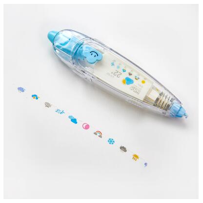 Cinta de corrección decorativa Kawaii de varios patrones, Corrector para diario, papelería, suministros escolares, accesorios: 21