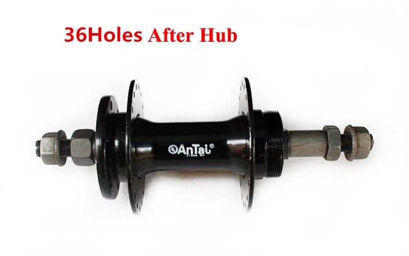 Steel Material Quick Release Bike Hub Front Rear Mountain Road Bike Hubs Disc Card Bicycle Cycling Bike Disc Brake Bearing Hubs: 36 Rear Bike Hub
