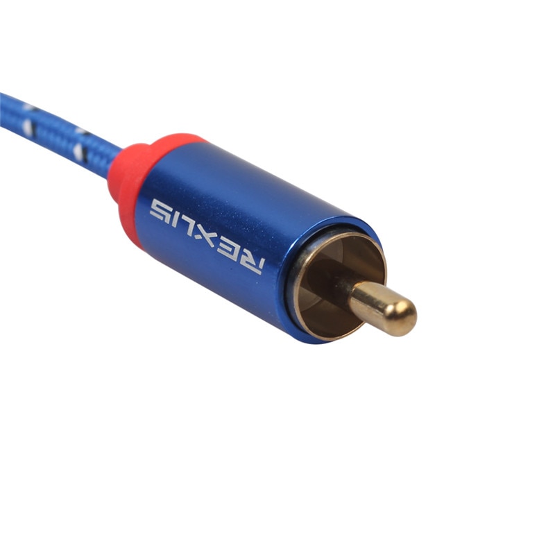 Rca Kabel 3.5Mm Jack Male Naar 2 Rca Male Oortelefoon Aux Audio Splitter Kabel Voor Versterker Telefoon Edifer Thuis theater Hoofdtelefoon