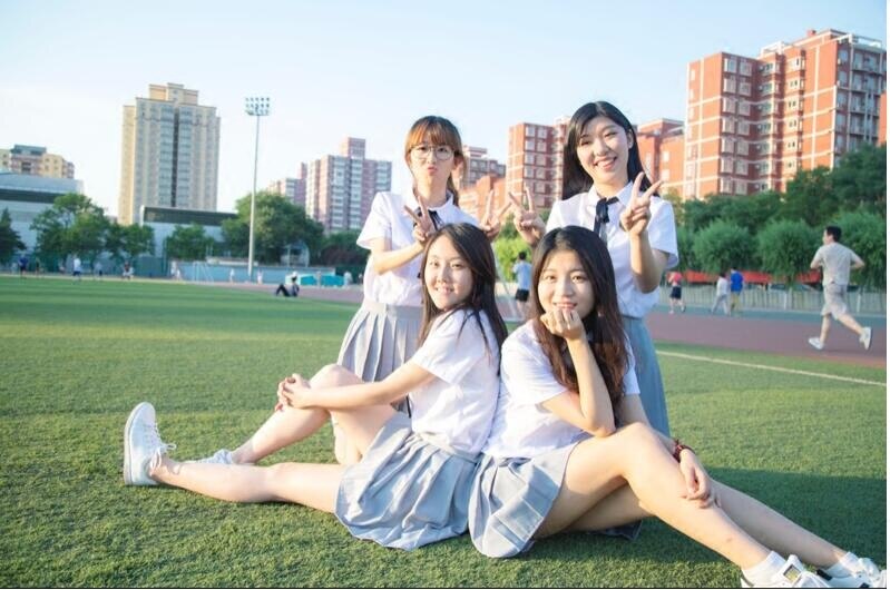 Short-sleeved suit female high school student school uniform sailor suit College Wind TB1