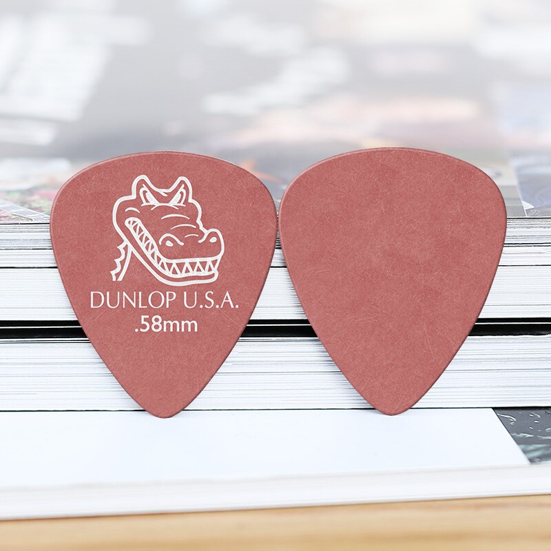 1 pièce de guitare Dunlop Gator Grip médiator pièces de guitare Vintage accessoires médiator guitare 0.58/0.71/0.96/1.14/1.50/2mm