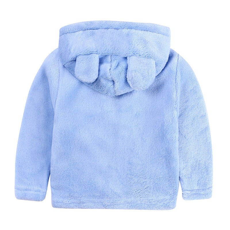 Kevät syksy fleece vauvan huppari söpö karhu hupullinen takki pojille tytöille vauvan lasten ulkovaatteet