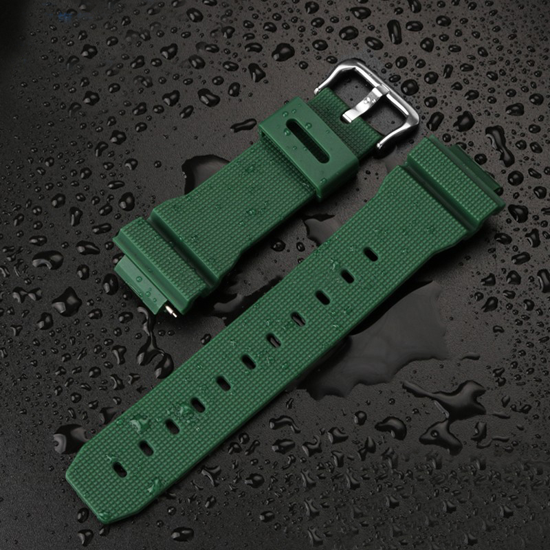 pour Casio G-SHOCK Bracelet en Silicone GM2100/5600/6900 GA2100 DW5600 Bracelet de montre étanche en caoutchouc Bracelet de montre hommes 16MM