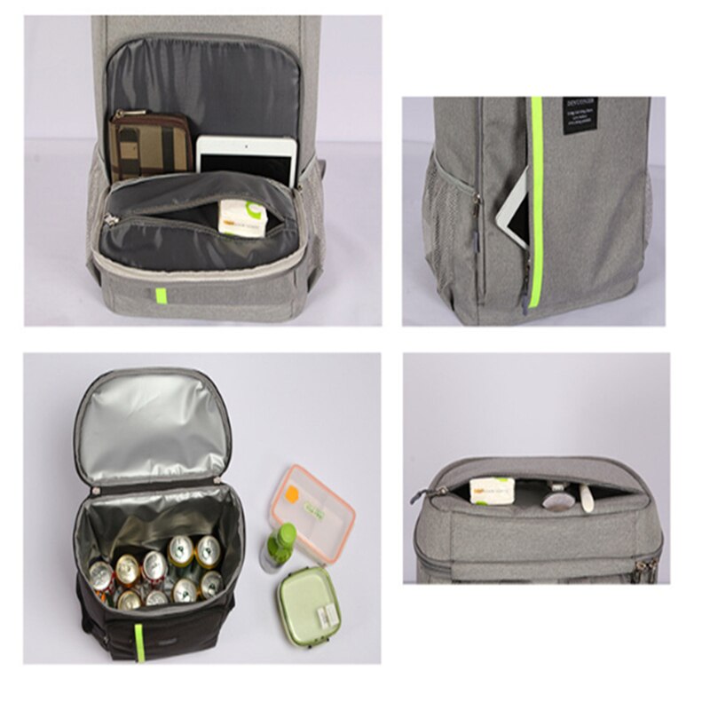 Picnic Backpack Thermo Lunch Bags Outdoor Cooler Refrigerator Women Kids Bag Travel Lunch Box Food Backpack