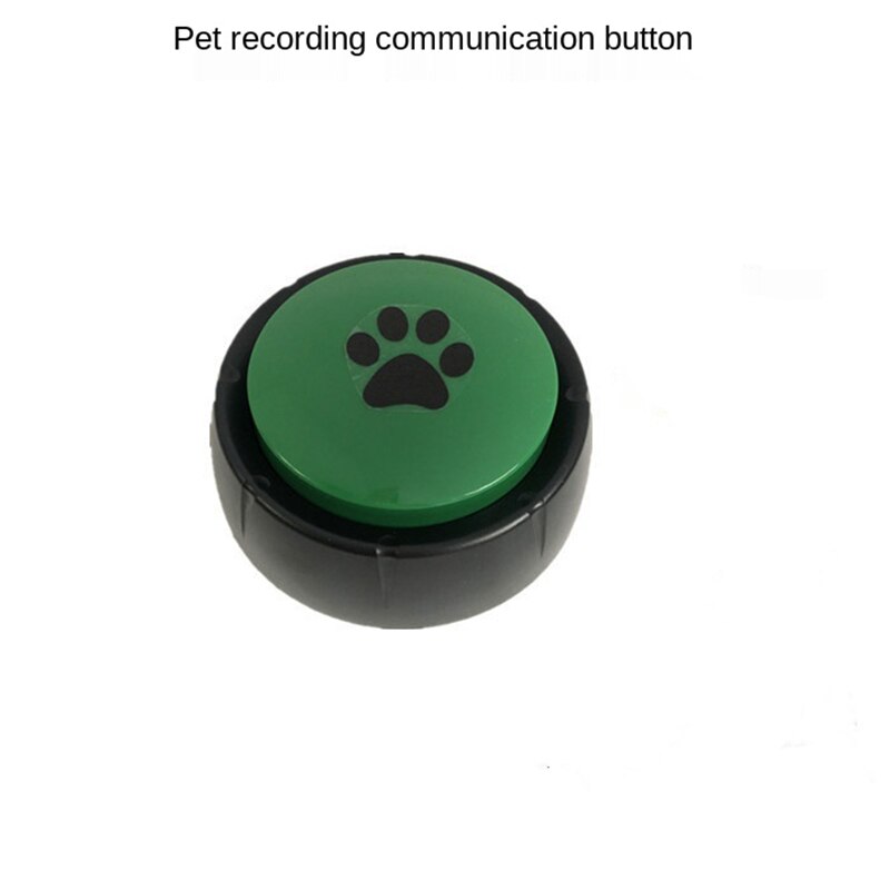 Praten Aan Uw Hond Kat Opname Knop Praten Knop Trainer Vocal Dialoog Speelgoed Hond Training Bunny Ja/Nee/Uitgaan/Voedsel/Water: 3 buttons