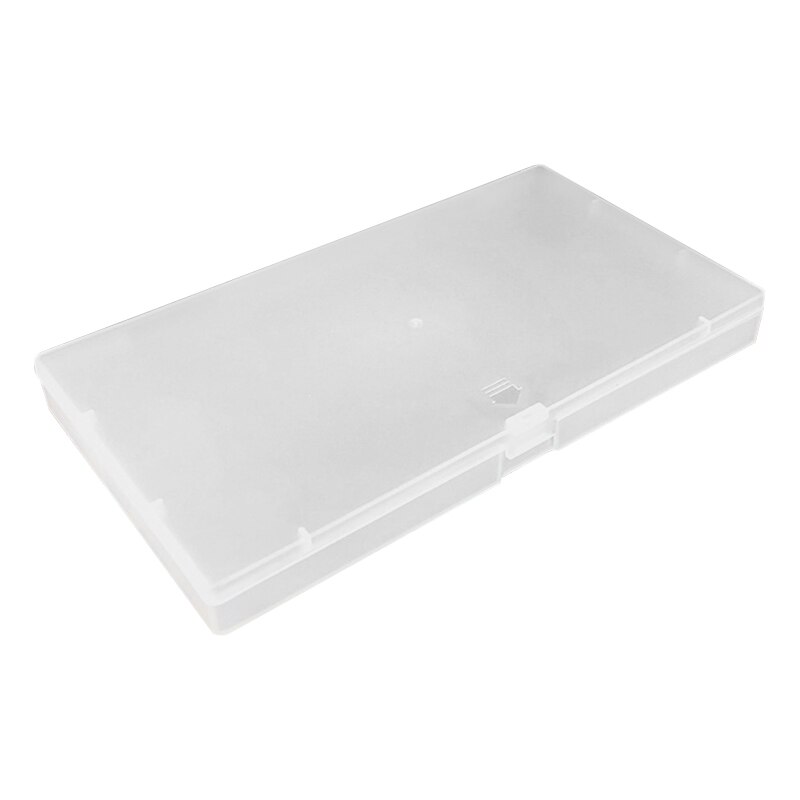 1pcs Frosted Plastic Box Mask Packaging Box Component Storage Box Sturdy Waterproof Dust-proof
