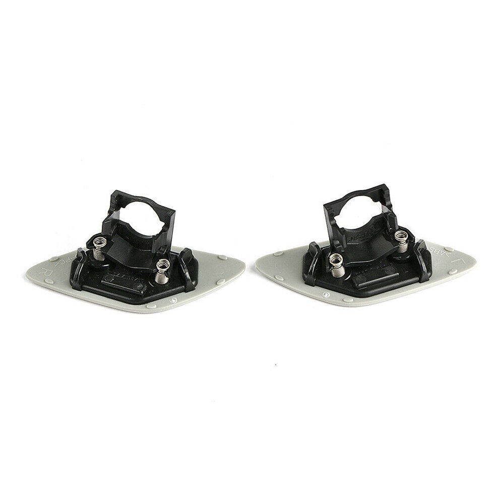 Exterior Headlight Washer Cap Bumpers Cover Spray cover 1 Pair