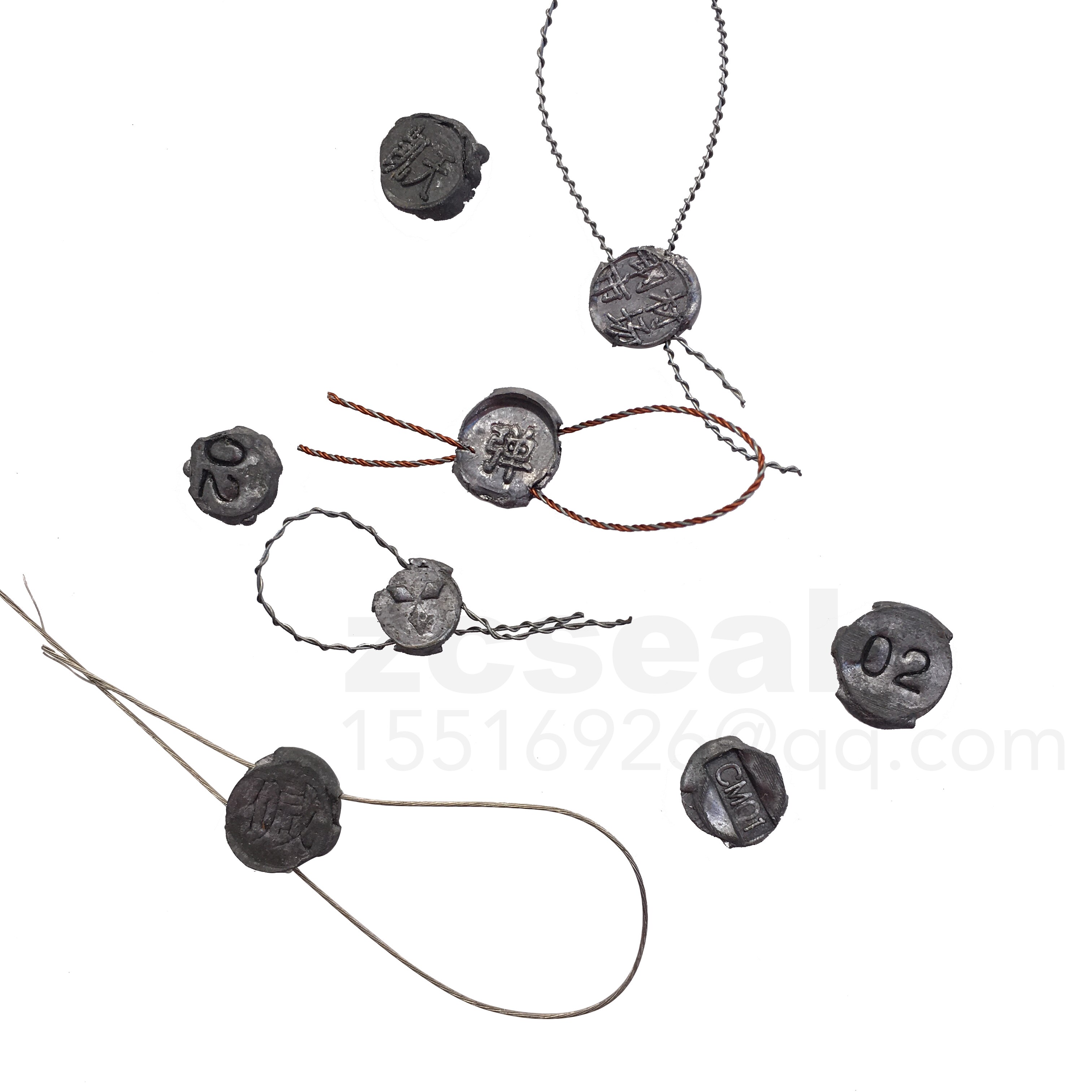 100g meter lead sealing water electronic security guard seals size 6*4 7*4 8*4 9*4 10*4mm