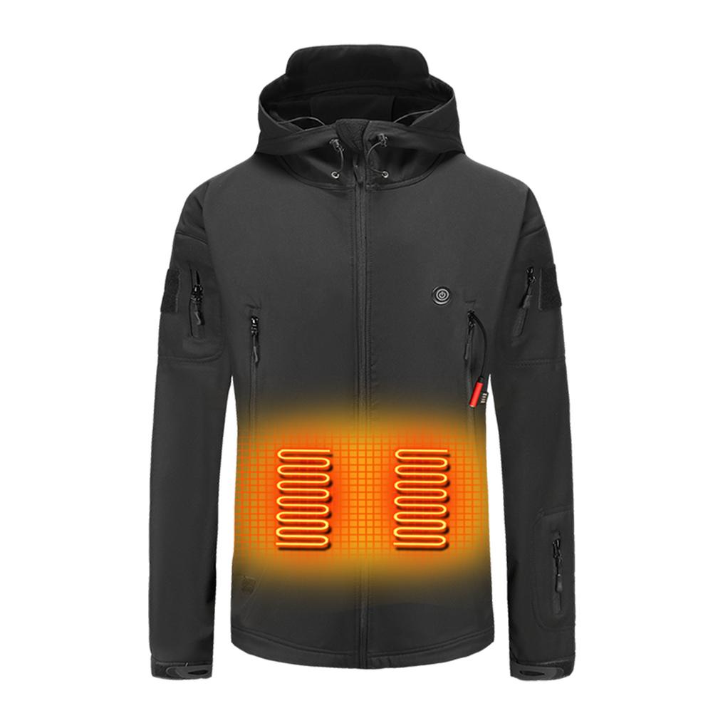 Winter Heating Jacket Three-speed Adjustable Heating Setting Heating Jacket Lightweight Comfortable Clothing for Outdoor Sport