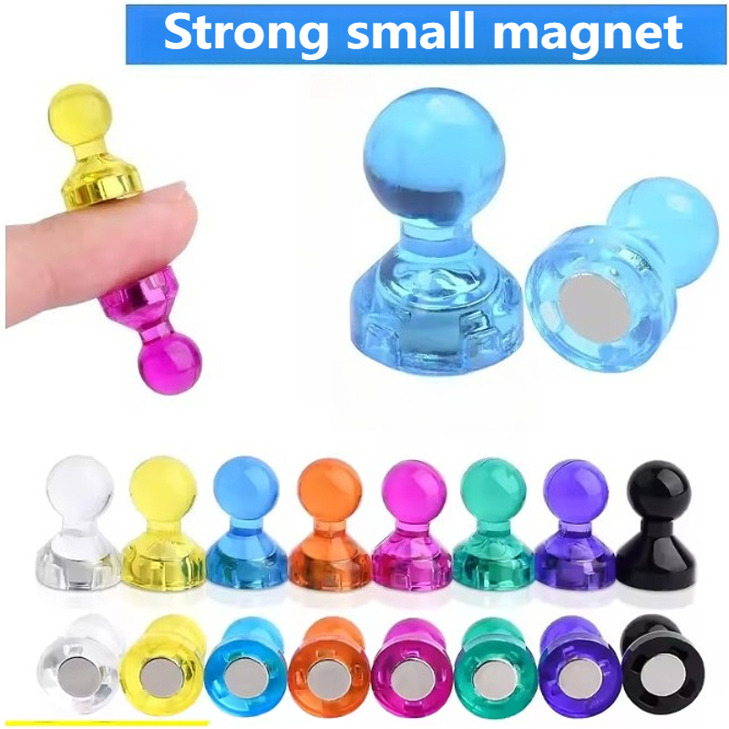 Strong Fridge Magnets Small Magnet Pushpin Thumbtack Whiteboard Refrigerator Sticker Office Magnetic Cone Push Pins