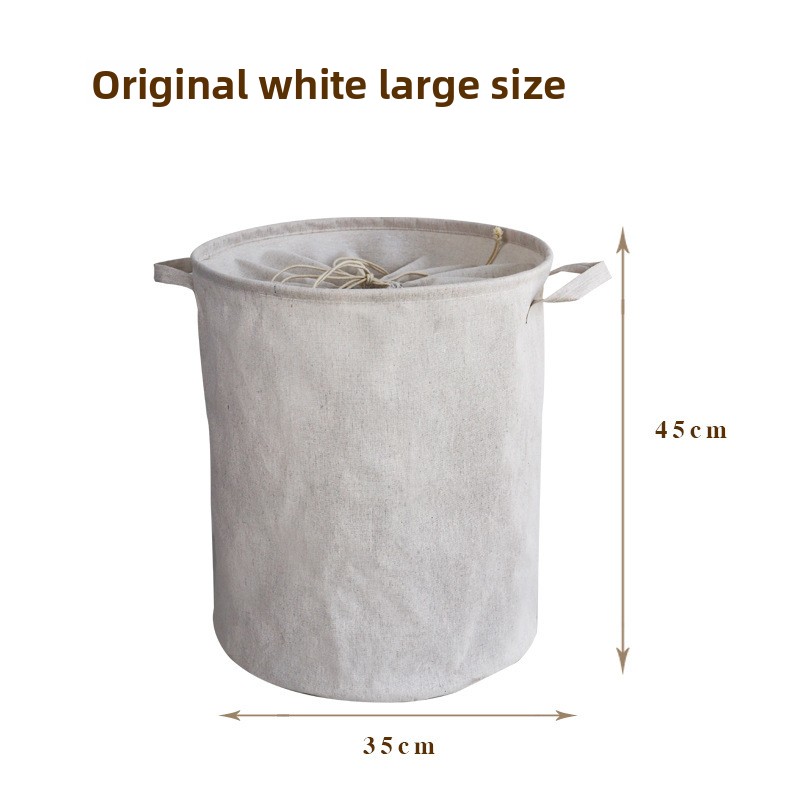 Cesto para la colada de tela de lino y algodón, cesta grande plegable para ropa sucia con cierre de cordón, contenedor de almacenamiento de ropa sucia estilo INS: Verde