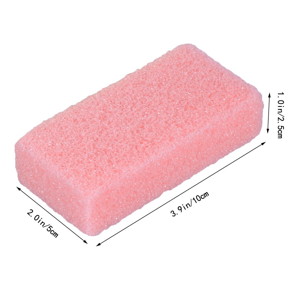 2 pçs pedra-pomes pé cuidados retângulo pé pedra pedra pé pedicure ferramenta calo remover pedra para pele morta pele dura-aleatório