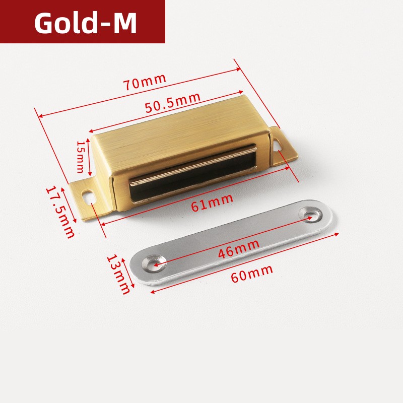 Magnetic Door Catch Strong Heavy Duty Cabinet Catches Cupboard Wardrobe Magnets Door Latch Catch Furniture Stopper Hardware: Yellow