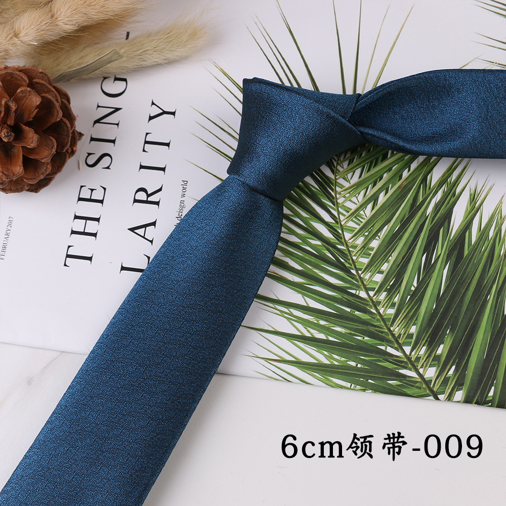 Cravatte sottili alla moda da 6 cm Cravatte classiche da uomo a righe scozzesi floreali Blu vino Cravatte da sposa Cravatte da uomo in poliestere intrecciato jacquard: Cielo Blu