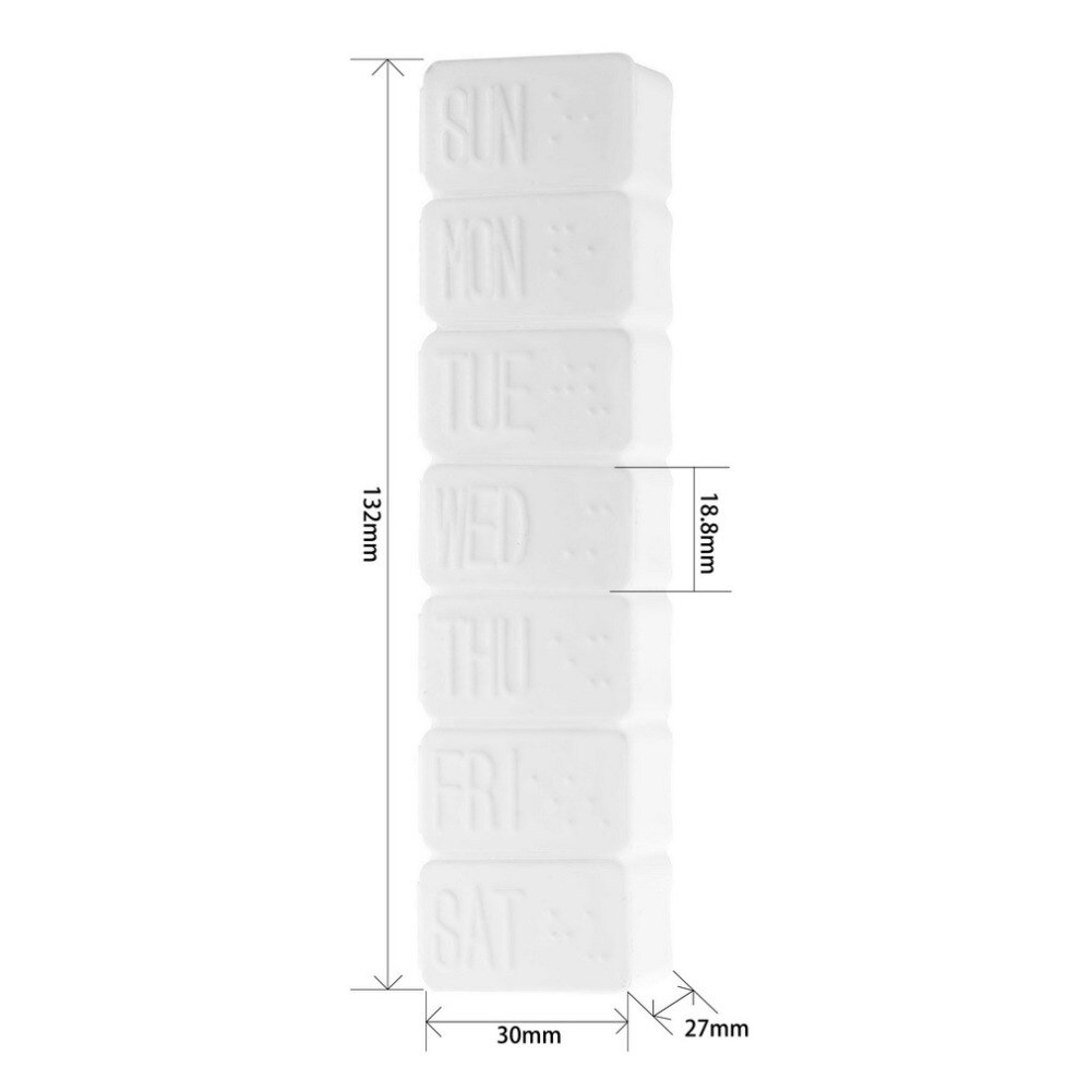 5PCS /Lot Days Tablet Pill Box Travel Emergency First Aid Kits Weekly Medicine Storage Organizer Pills Container Holder Case