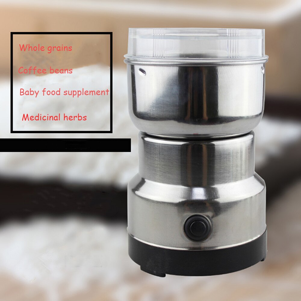 Elektryczny młynek robić kawy kuchnia zboża orzechy fasola przyprawy ziarna szlifierka wielofunkcyjna maszyna robić mielenia kawy w domu