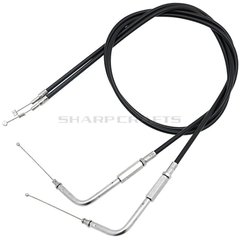 Gemodificeerde Verlengd Uitgebreide Throttle Lijn Clutch Cable Voor Harley Iron XL 883 1200 Dyna Softail Fat Boy Erfgoed Road koning