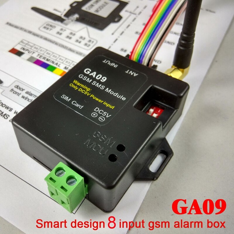 Smart hem säkerhet gsm larmsystem sms & ringa trådlöst larm  ga09