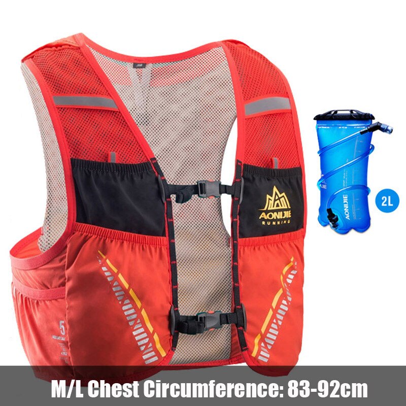 AONIJIE-mochila ligera C933 SD28 para correr, chaleco de hidratación para senderismo, carreras, Maratón, botellas opcionales, 5L