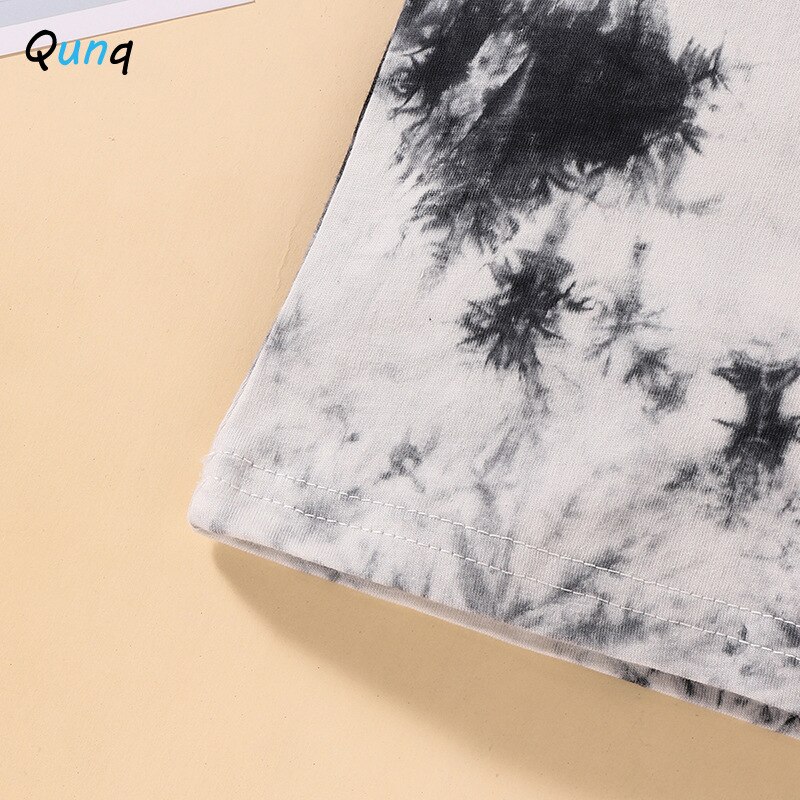 Canotte Qunq Summer Girls Fashion Tie Dye camisole per bambini per ragazza 2 3 4 5 6 anni bambino senza maniche top per bambini abiti