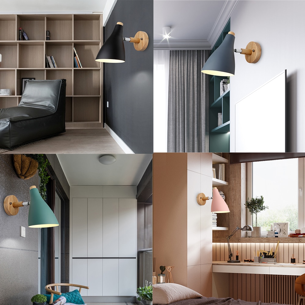 LED Wandlamp Creatieve Nordic Wandlamp eetkamer Restaurant Gang Cafe Wandlamp Wandkandelaar Slaapkamer Naast Lampen Hotel