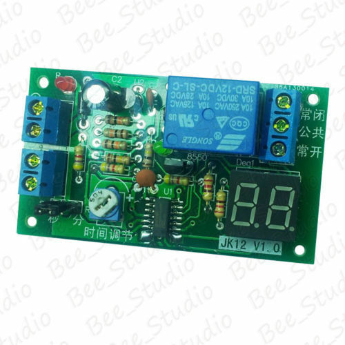 DC 12V LED Display Adjustable Trigger Timer Time D... – Vicedeal