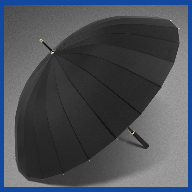 Musan 24 Ribs Long Handle Female UV Umbrella Parasol for Men Integrated Button Automatic Large Wind-Resistant rain umbrella