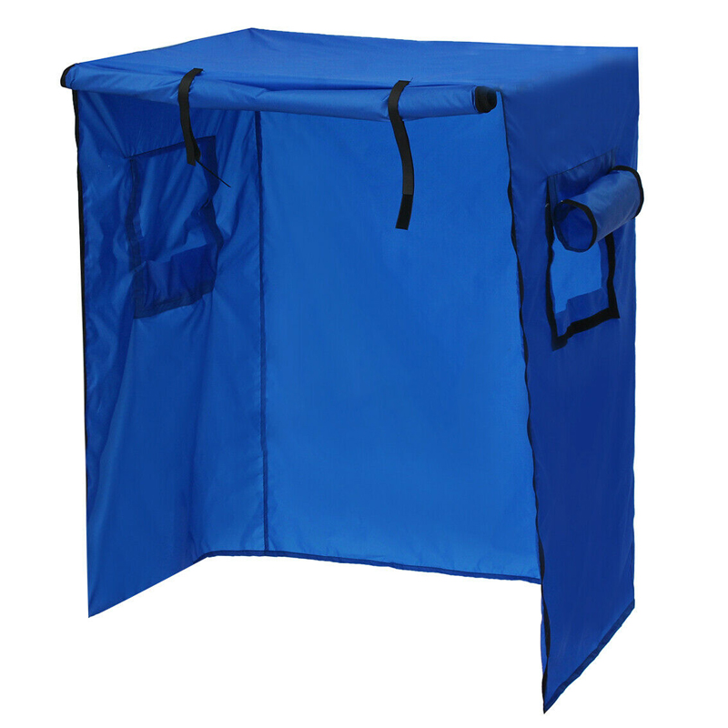 Los Loros aviario aves jaula cubierta protector atrapasemillas bolsa impermeable protección ligera de vuelo de la jaula para mascotas para las aves Decoración: Blue