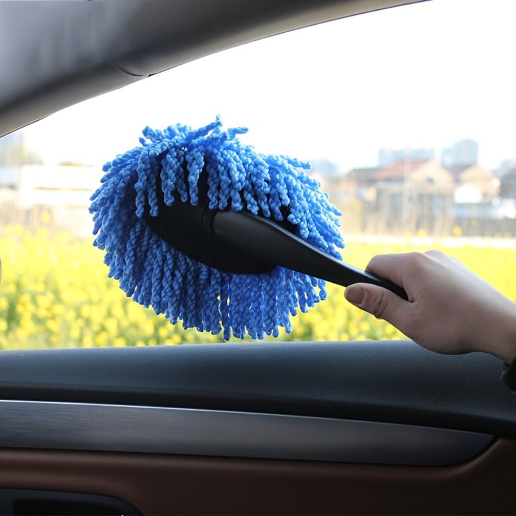 Auto Stofverwijdering Kleine Stofdoek Veeg Auto Zachte Borstel Reinigingsborstel Mini Borstel Stofverwijderingsborstel Nanovezel Auto-interieur