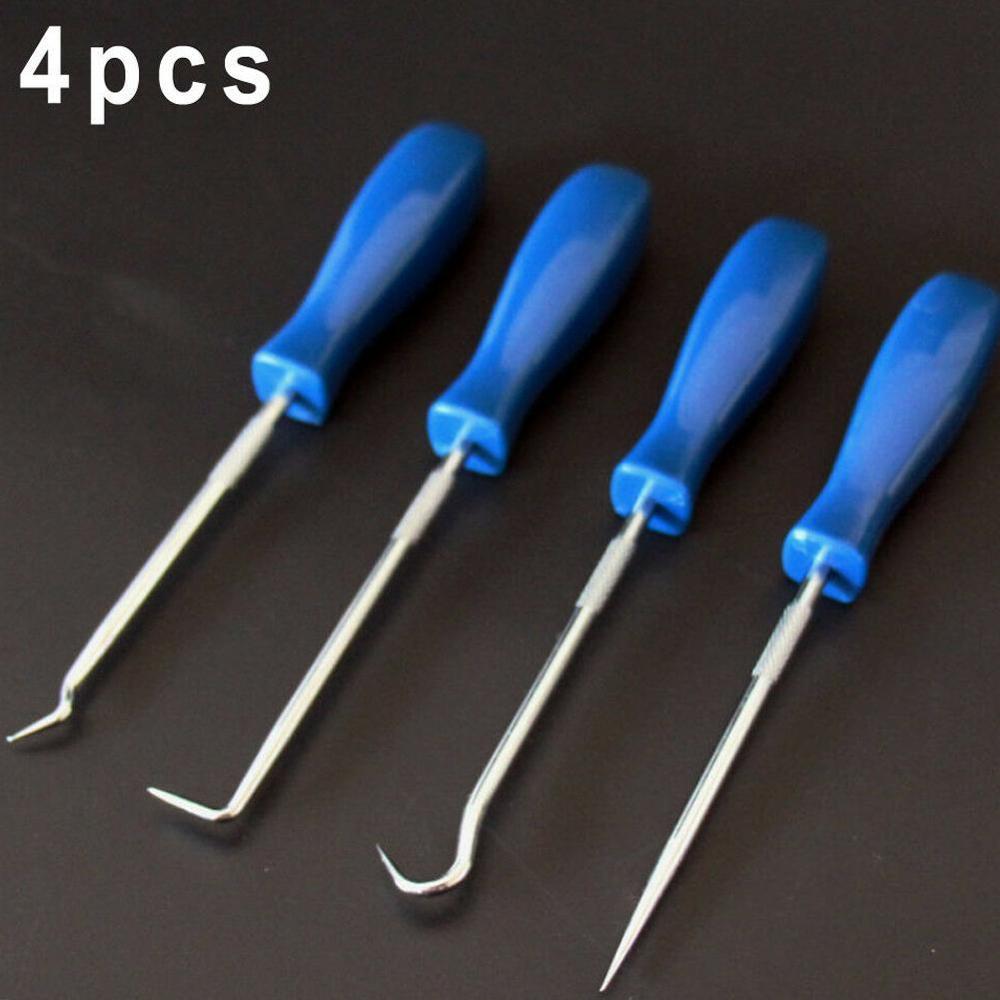 4pcs Auto Car Pick and Hook Set O Ring Oil Seal Gasket Craft Hand Tool Set Car Tool Remover Puller Remover H6H0