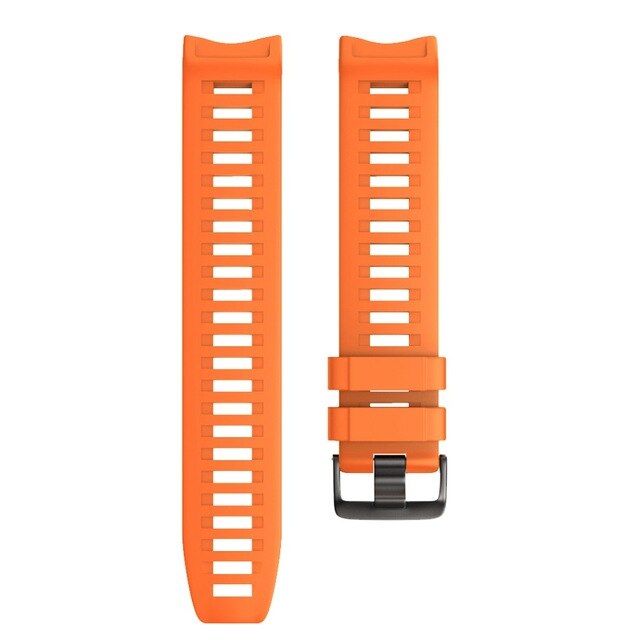 Für Garmin Instinct armband sport silikon ersatz armband farbe armband schnelle installation und entfernung zubehör: Orange
