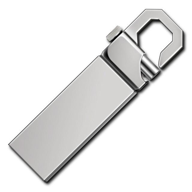 caldo metallo usb veloce unità 32gb 64gb argento/oro memoria bastone penna unità USB 2.0 U Disk 128GB 256GB 512GB: Argento / 2TB