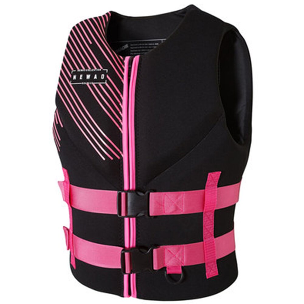 Chaleco salvavidas para Kayak para adultos, ayuda a la flotabilidad, chaleco salvavidas PFD, chaleco de seguridad para deportes acuáticos, natación, surf, pesca: Rosa / XXL