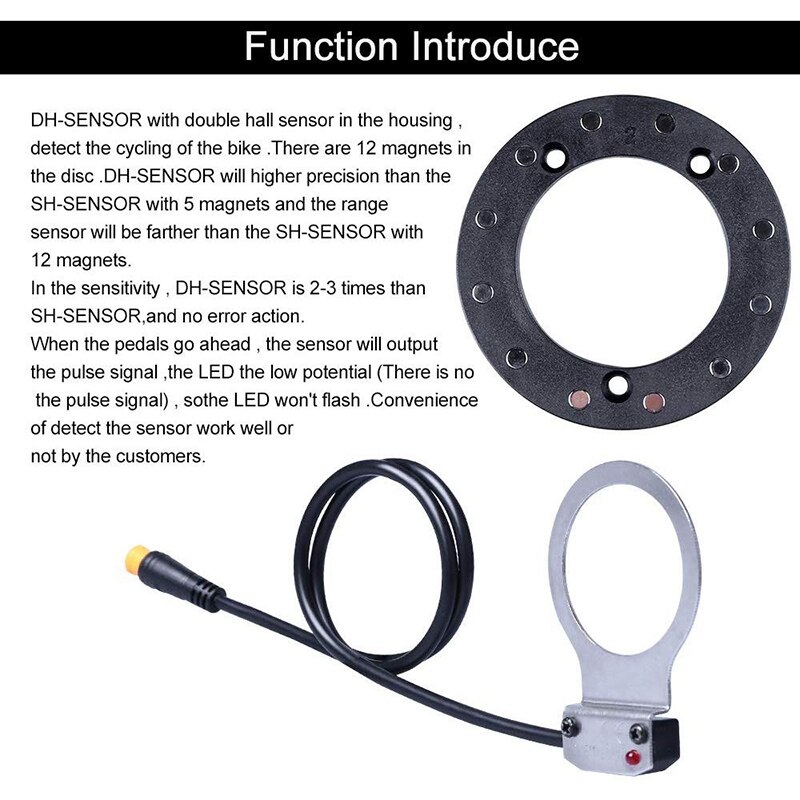 Bike Power Pedal Assist Sensor Cycling Accessories Bicycle Parts Bicycle PAS Electric Bicycle