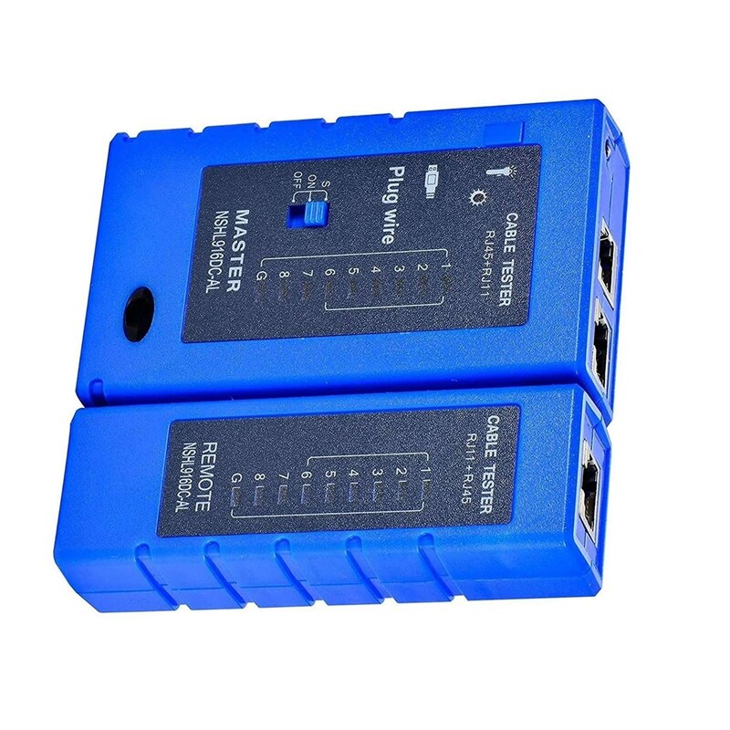 Cable Tester RJ45 RJ11 Test Tool Ethernet Telephone Network Anti-Burn Multifunction Cable Test Detector Tool