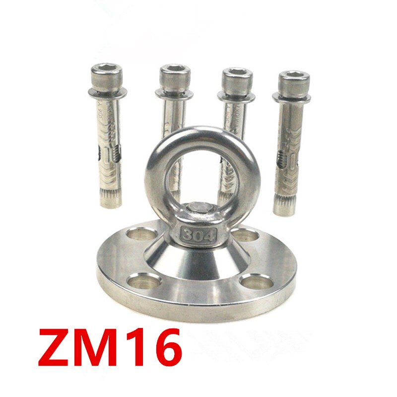 360 Rotate Home Gym Ceiling Mount Anchor Yoga Swing Hammock Sandbag Hooks Boxing Battle Rope Suspension Strap Buckle Trainer: ZM16