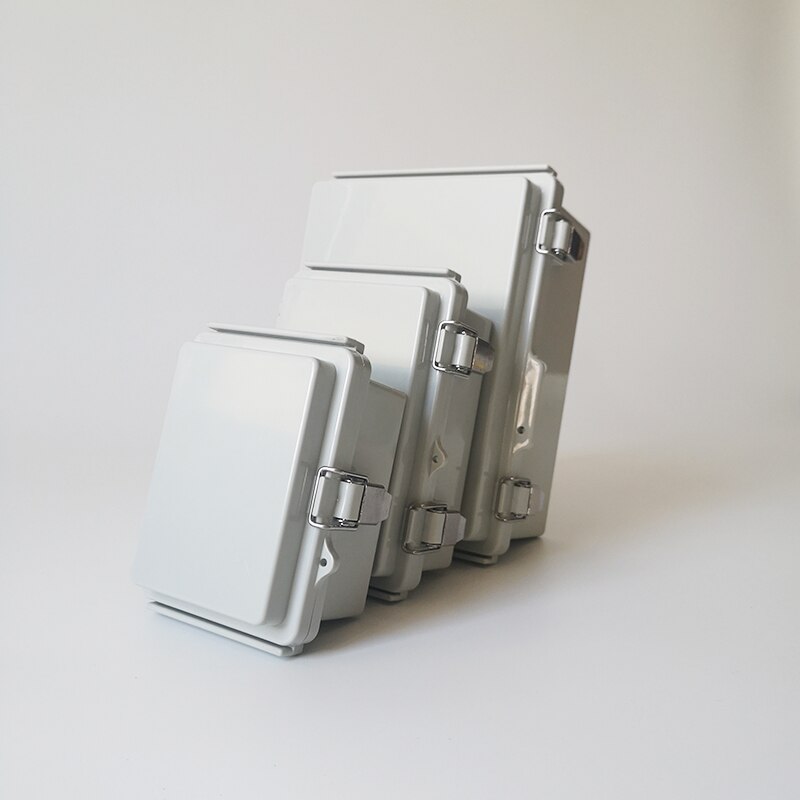 Outdoor waterproof junction box with lock transparent distribution box monitoring power box indoor and outdoor wiring socket box