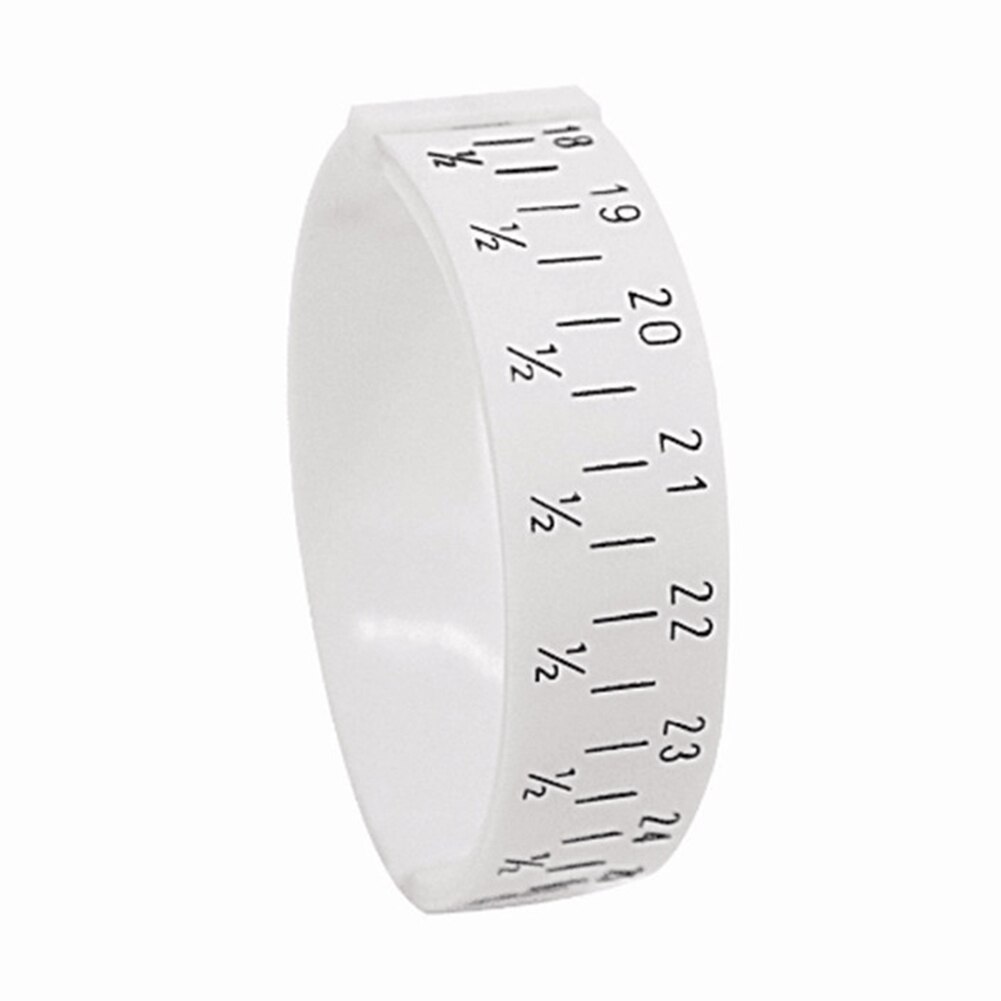 Precise Craft Compact Standard Jewelry Making Circle Shape Gauging Wrist Measuring Tool Portable Bracelet Ruler Hand Work