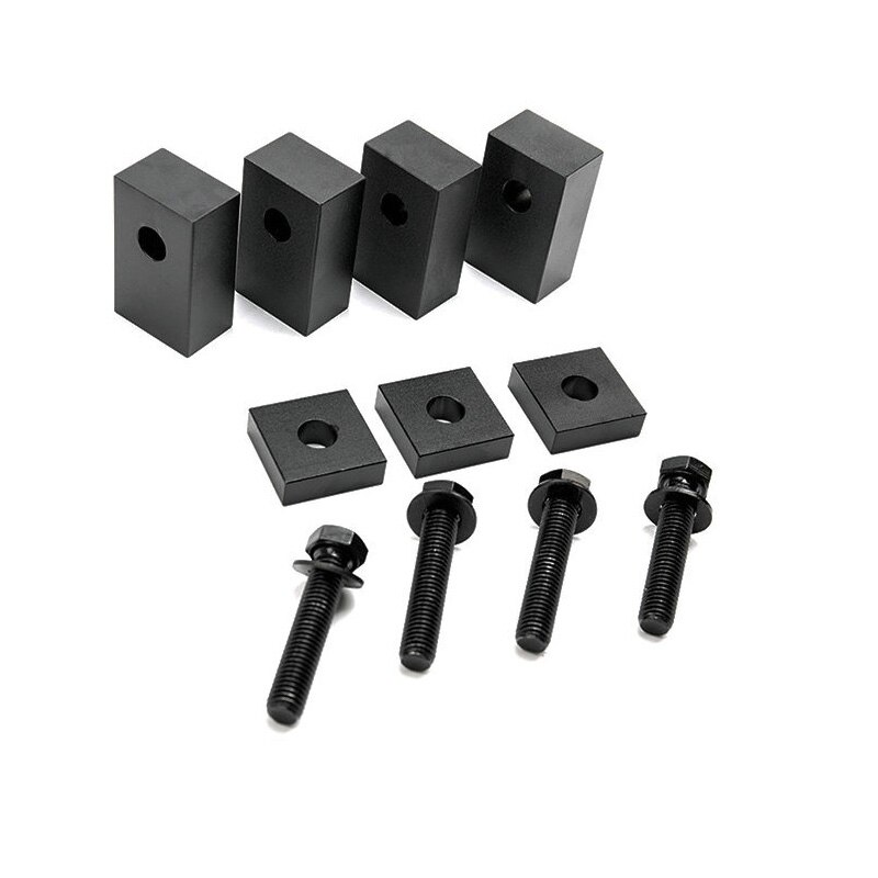 Support de siège arrière pour Jeep Wrangler JL JK, Kit d'espacement inclinable noir pour 07-19, accessoires 4 portes illimités: Default Title