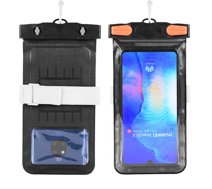 Bolsa impermeable para teléfono móvil, funda transparente para buceo, columpio, playa, natación