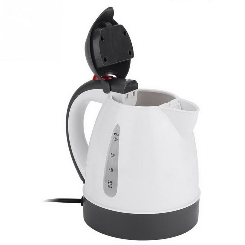 1000ml 12v-24v elektrische waterkoker isolatie anti-verbranding waterkoker auto reis koffiezetapparaat theeverwarmer kokend water keukengereedschap