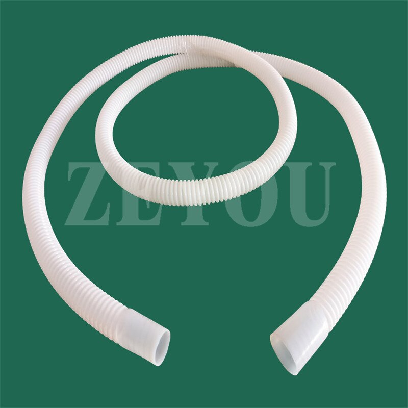Tubo corrugado flexible de plástico PTFE F4, blanco, 10x12mm