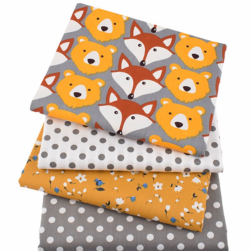 10 cm x 25cm cores mistas para casa multifuncional diy artesanato retalhos tecido estampa desenho animado algodão suprimentos de costura