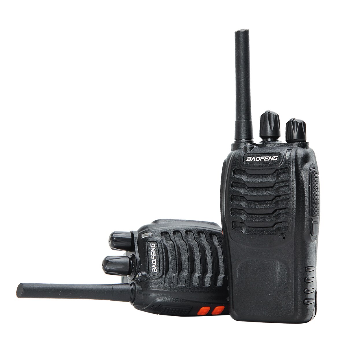 2 Stuks Baofeng BF-88E Pmr Walkie Talkie Upgrade Van BF888S 0.5W Uhf 446 Mhz 16CH Draagbare Twee-weg radio Met Usb Oplader Voor Eu Gebruiker