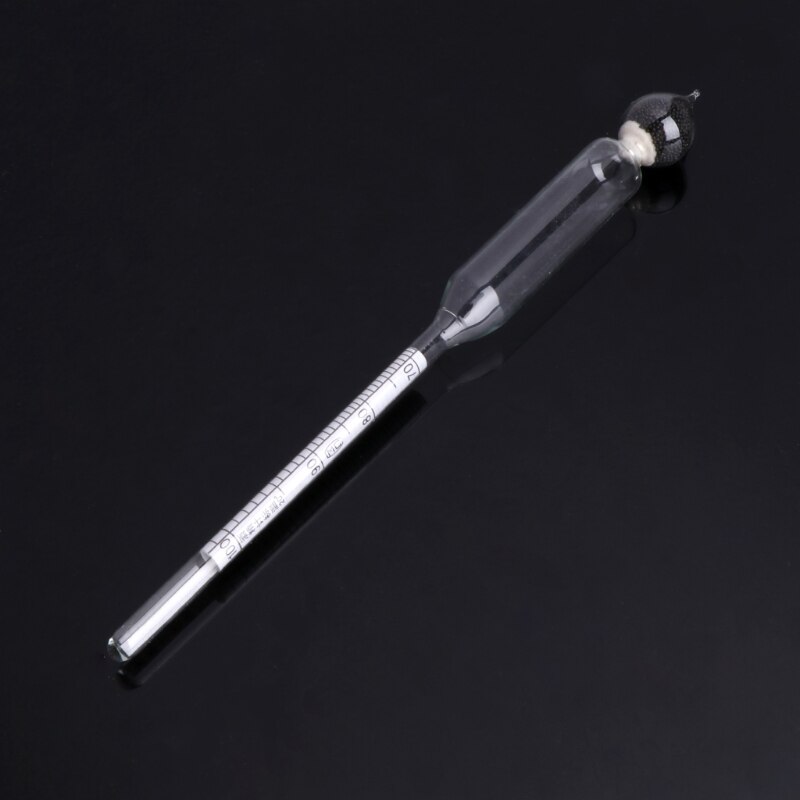 3 stk 0-100%  hydrometer alkoholmeter tester indstillet alkoholmåler + termometer  l4mb