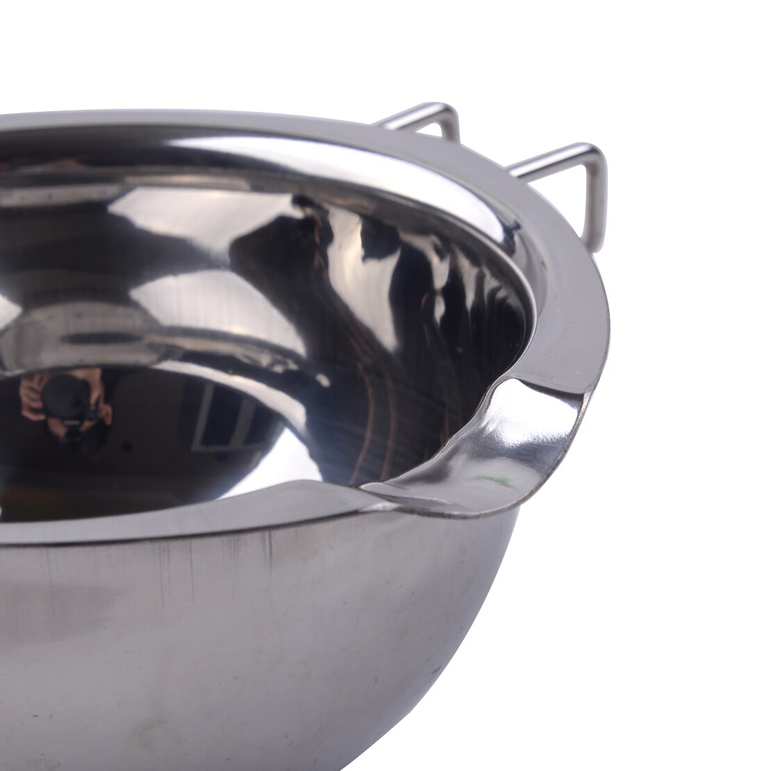 Silver Stainless Steel Wax Chocolate Melting Pot Double Boiler DIY Wedding Scented Candle Baking Tool