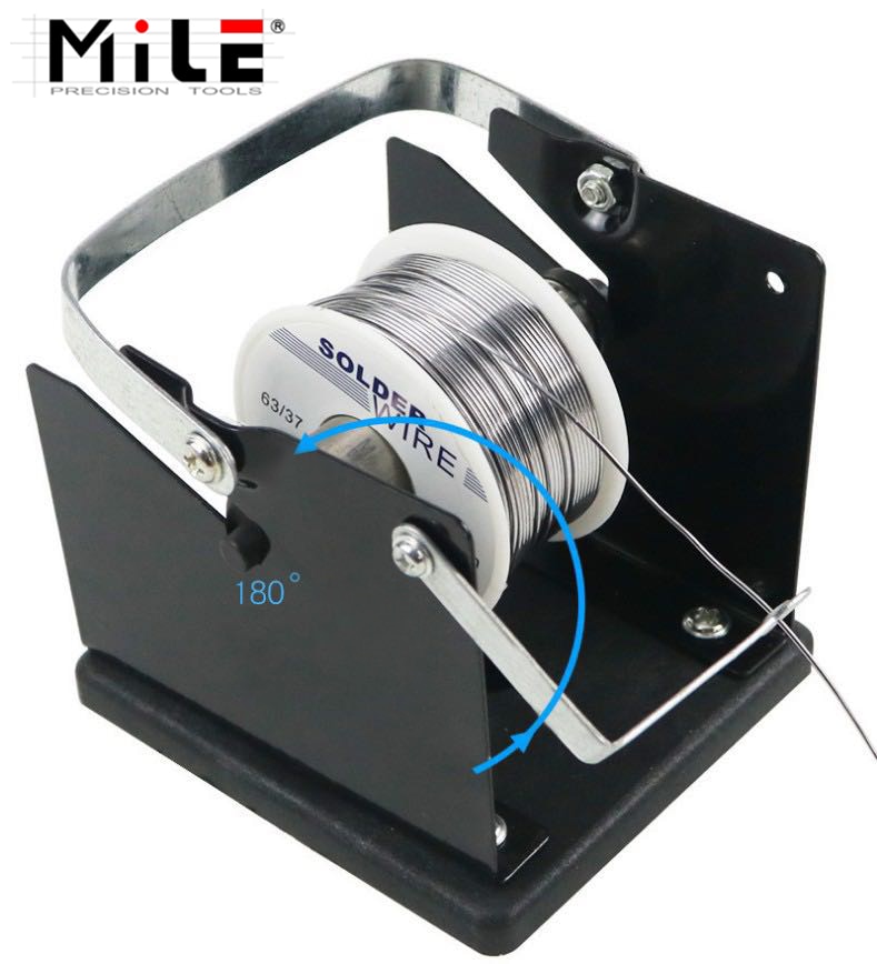 Solder Draht Stehen Inhaber Unterstützung Einstellbare Solder Reel Dispenser Zinn Management Spool Feeder Elektrische Schweißen Werkzeug Zubehör